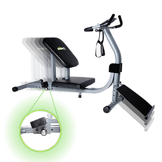 SEAT ADJUSTS TO FIT YOU PROPERLY