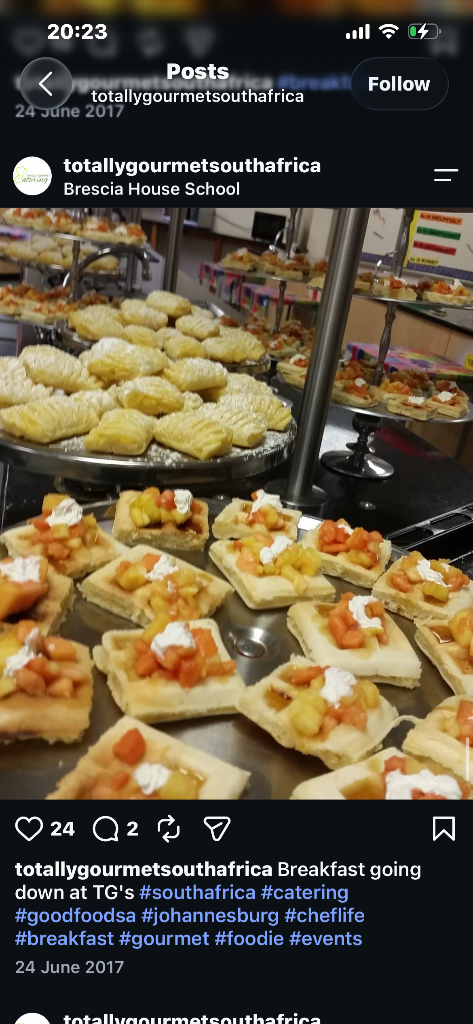 Breakfast display