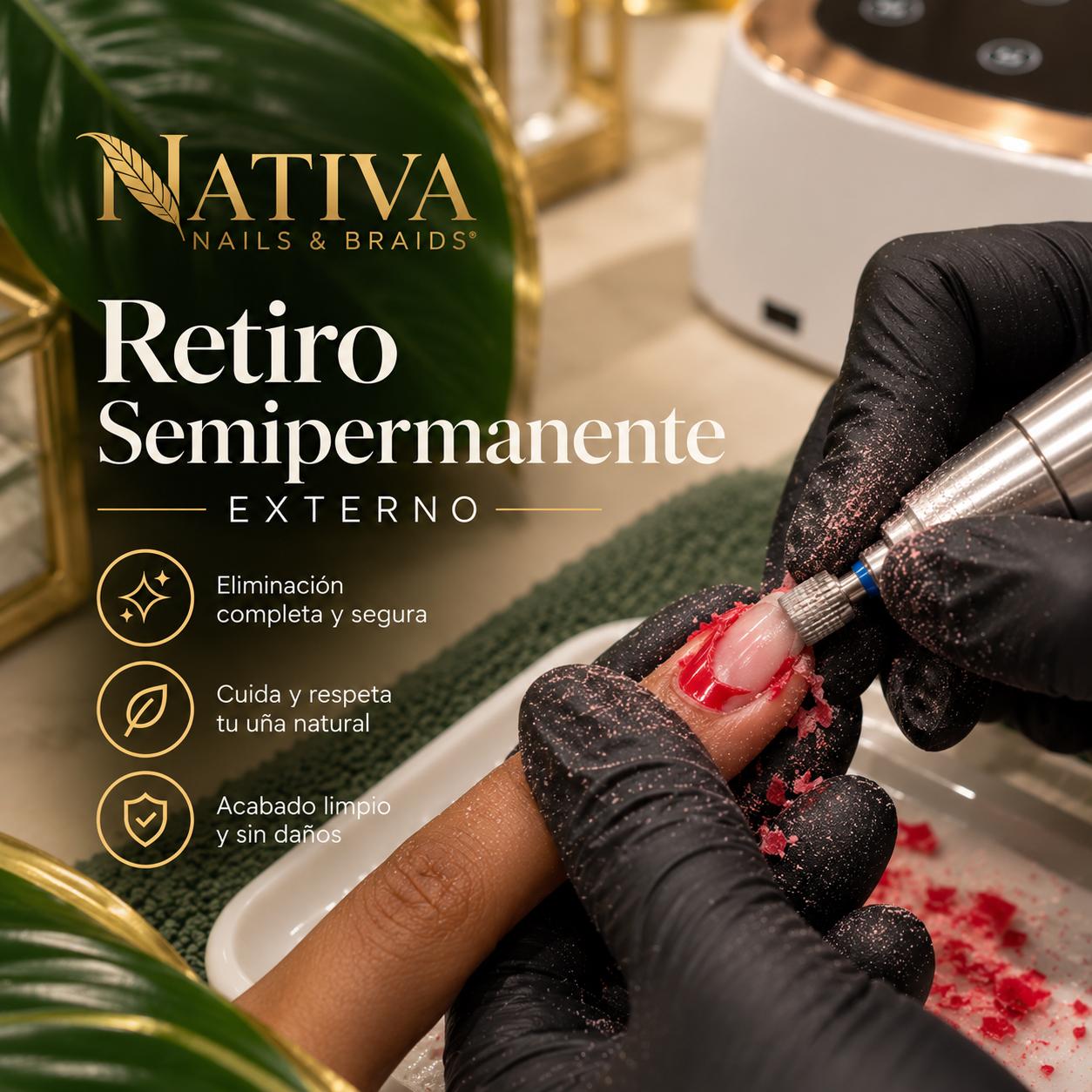 Retiro de Semipermanente Externo