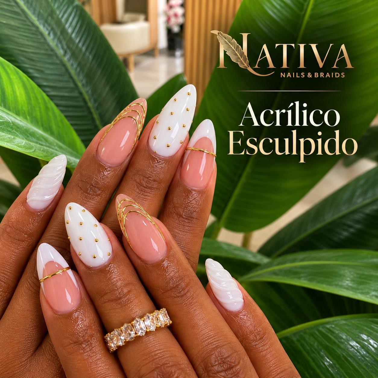 Acrílico Esculpido Nativa
