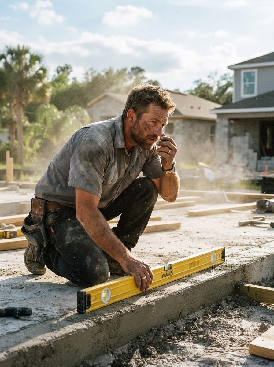 Josh Lowe, 2nd generation concrete contractor in DeLand