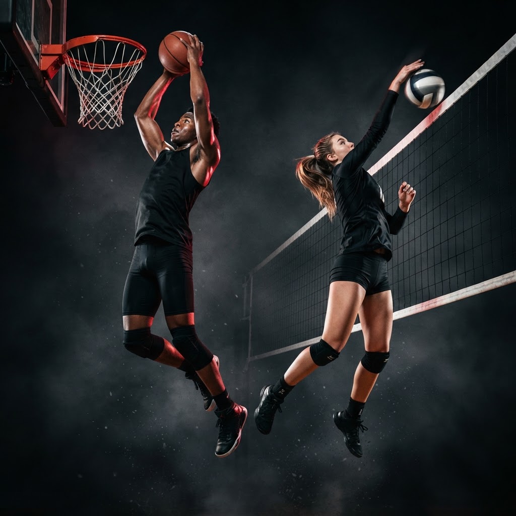 Athlete training to increase vertical jump