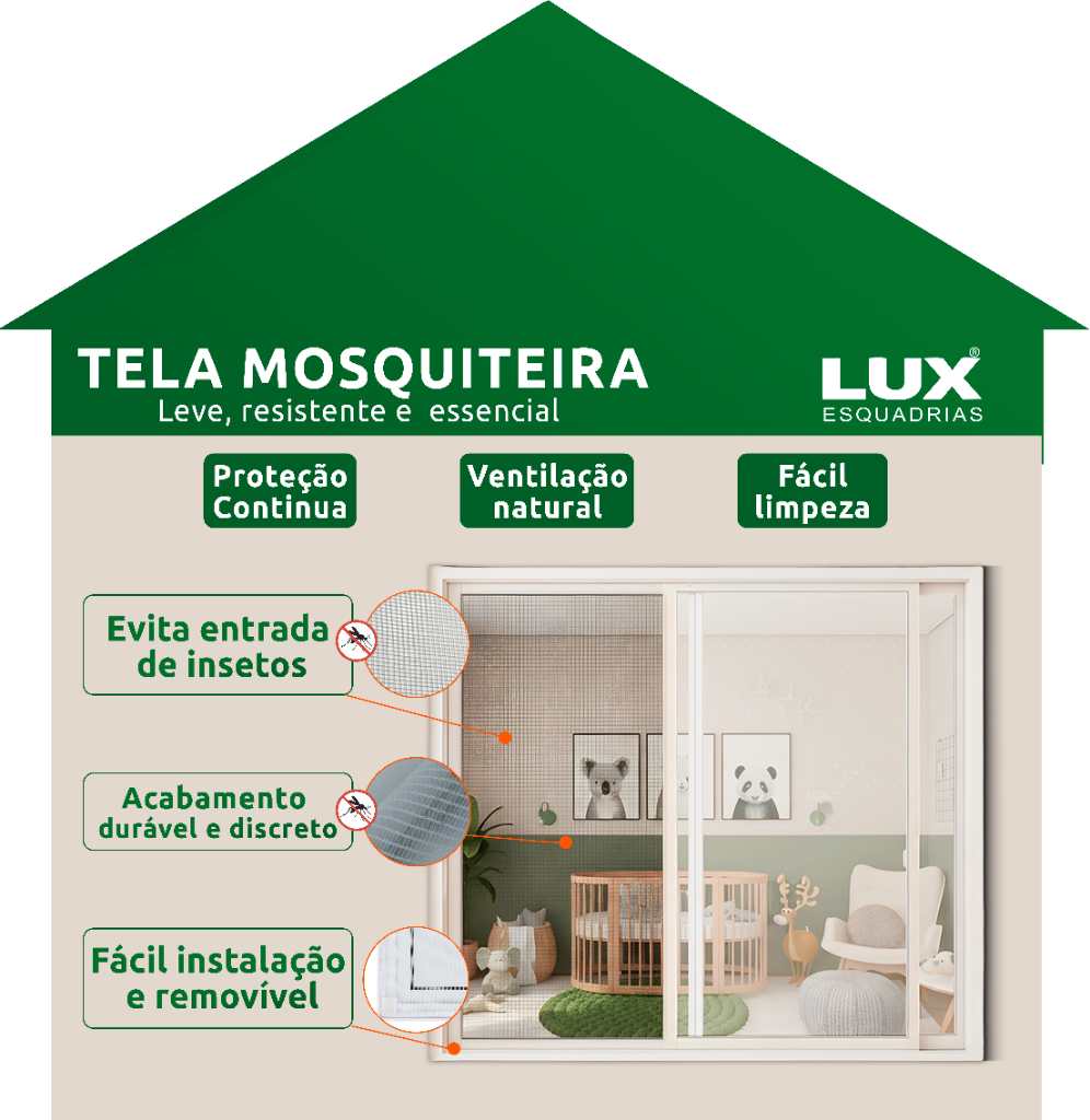 Material de PDV Tela Mosquiteira