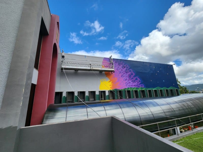 Proyecto de mural a gran escala