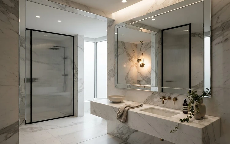 Custom Frameless Mirror — Rectangle