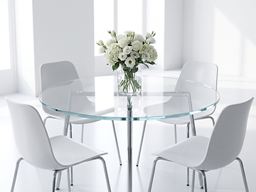 Glass table top