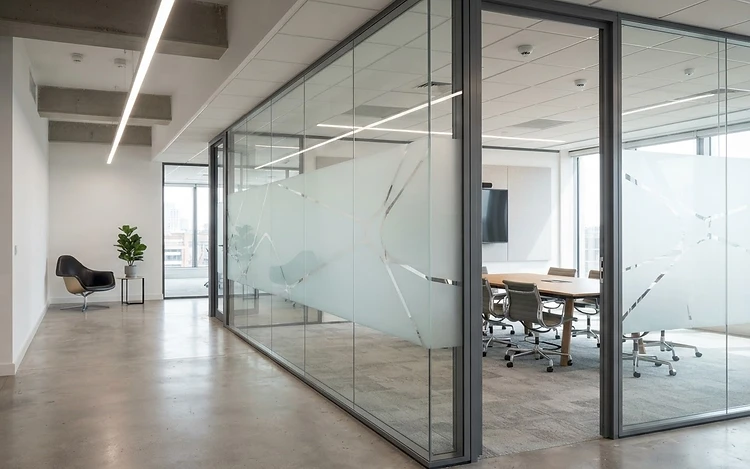 Glass Partition — Frosted