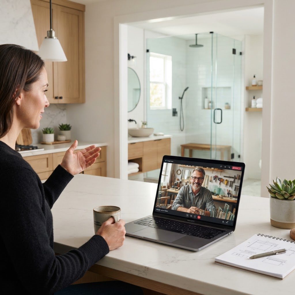 Virtual glass consultation