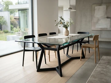 Custom tempered glass table top