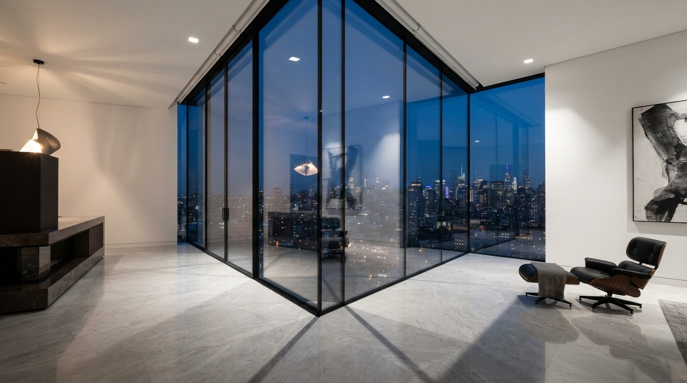 Custom glass and mirror installation