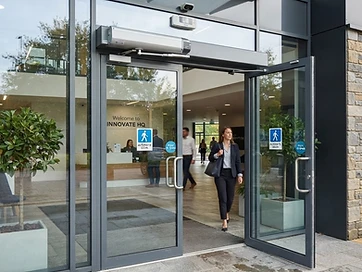 Automatic Swing Entrance (Framed)