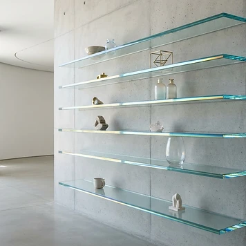 Custom Glass Shelves