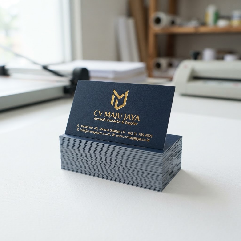 Kartu Nama CV Maju Jaya