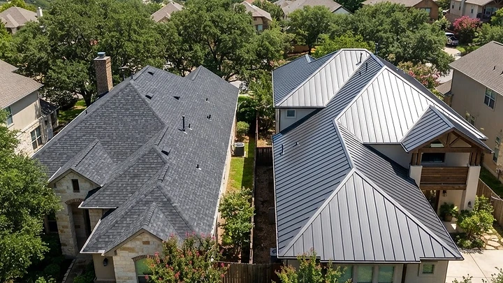 Metal vs. Composition Roofing: Which Is Best for Central Texas? | Nighthawk Roofing & Exteriors blog