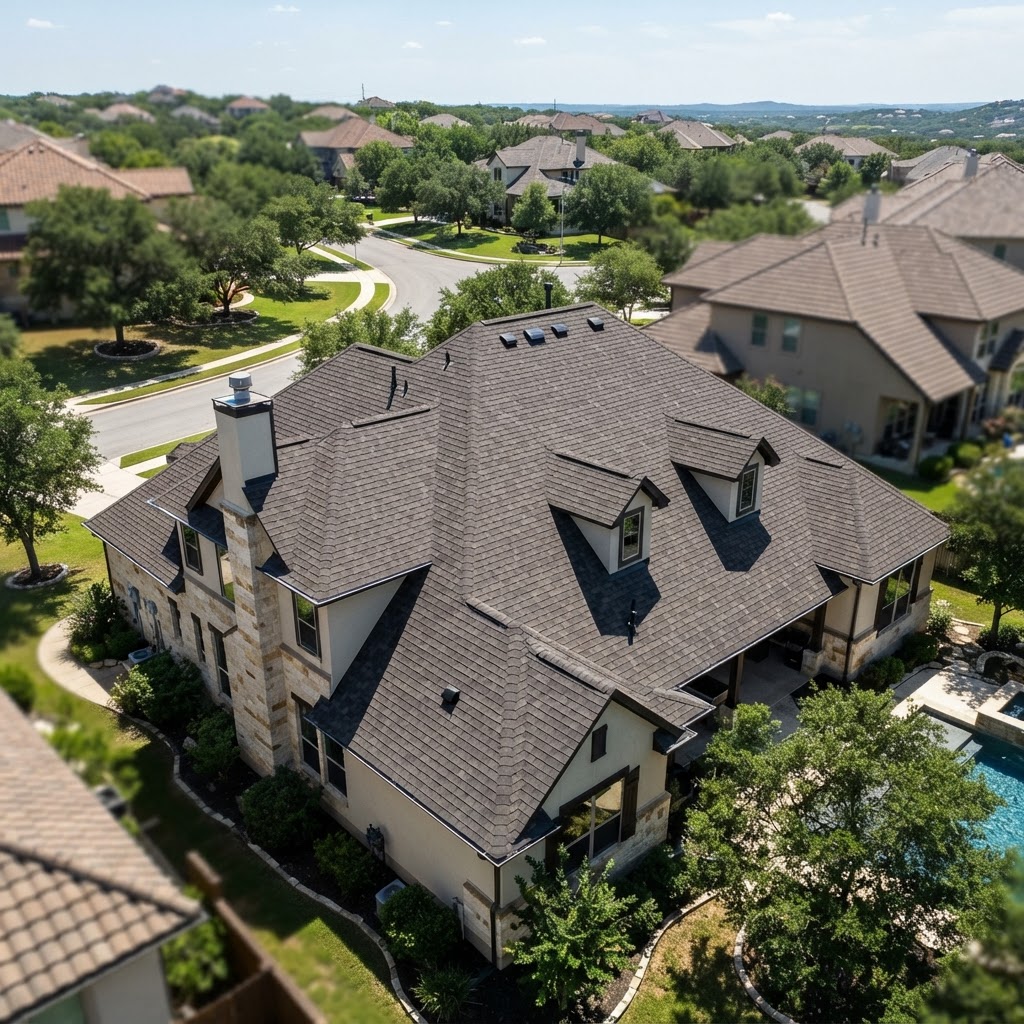 Roof Replacement in Circle C Ranch After Hail | roofing project in Circle C Ranch