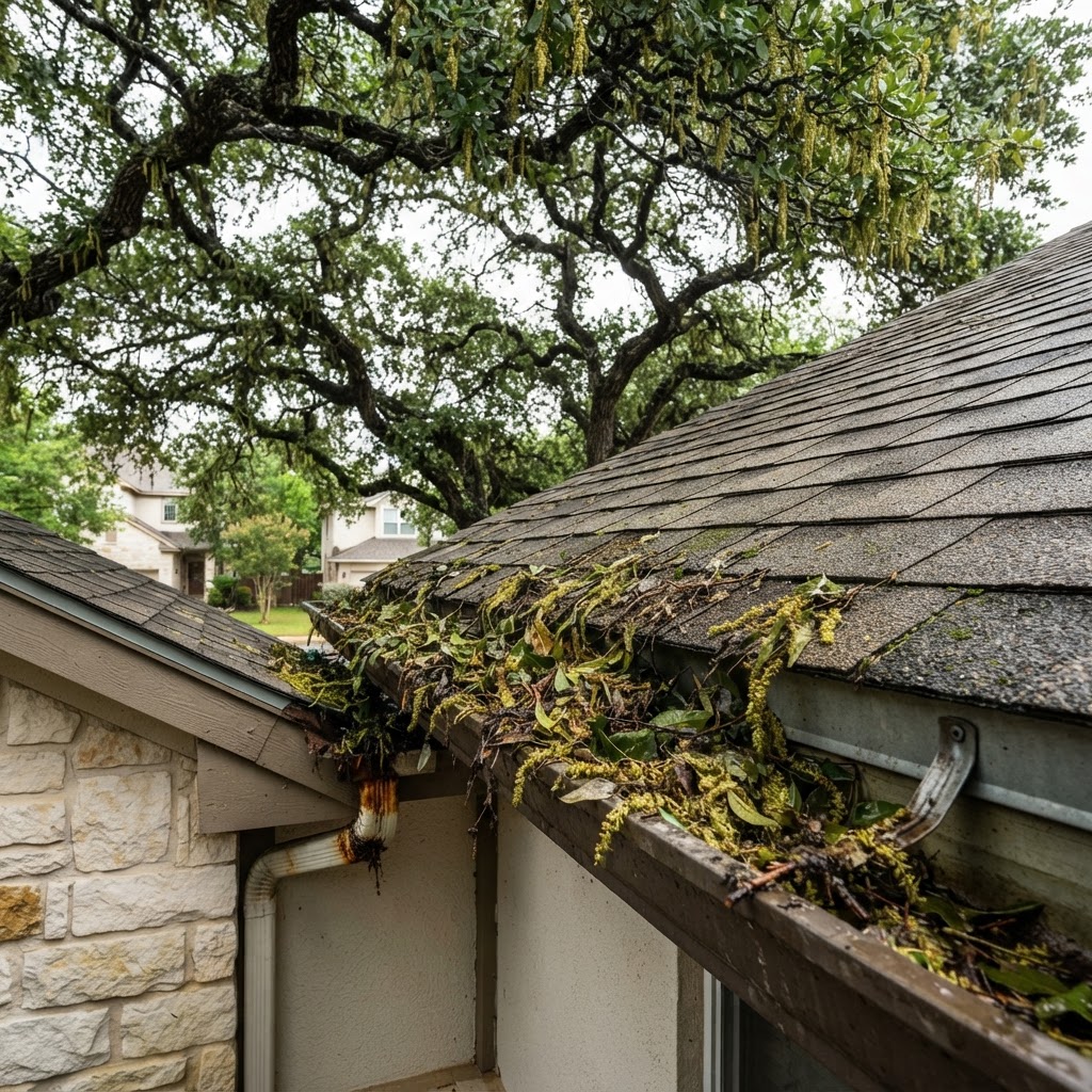 Gutter Maintenance for Oak-Heavy Austin Neighborhoods | Nighthawk Roofing & Exteriors blog