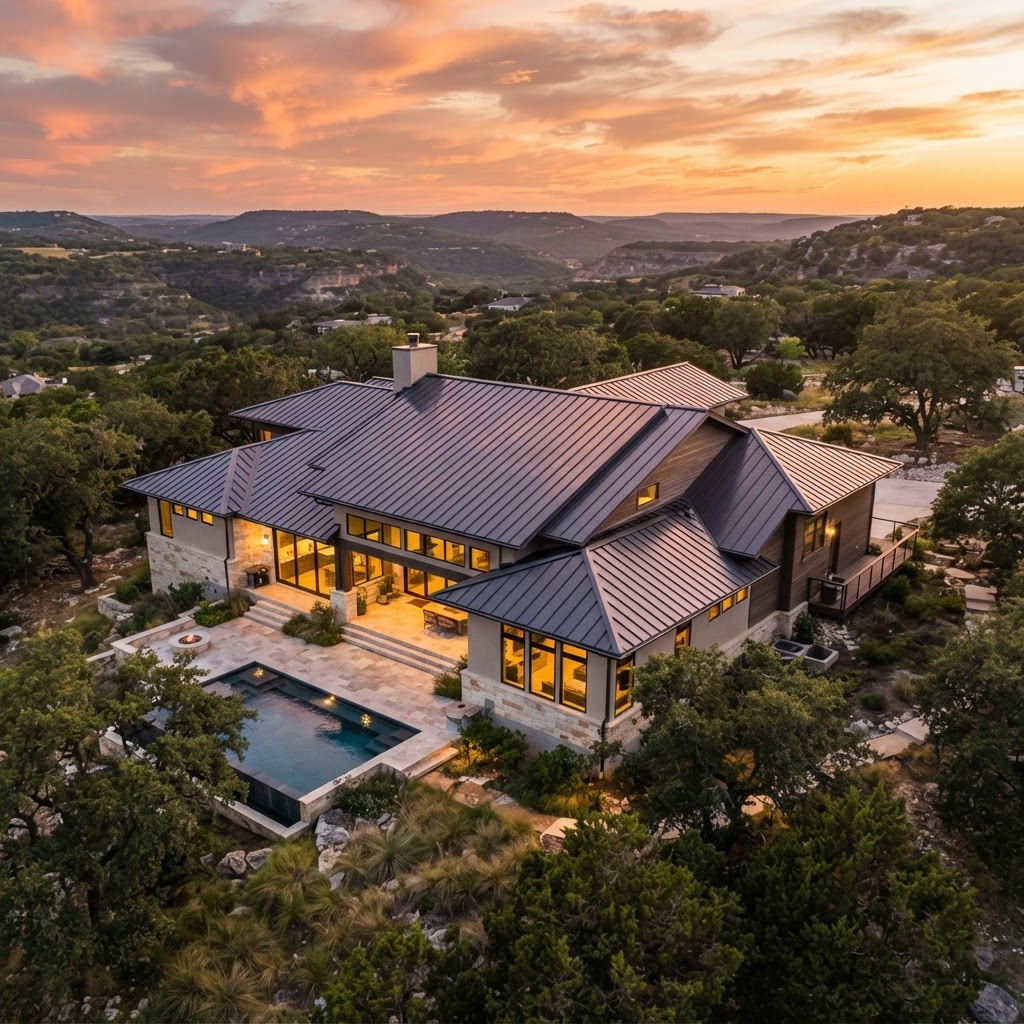 Why Standing-Seam Metal Roofs Are Gaining Popularity in the Hill Country | Nighthawk Roofing & Exteriors blog