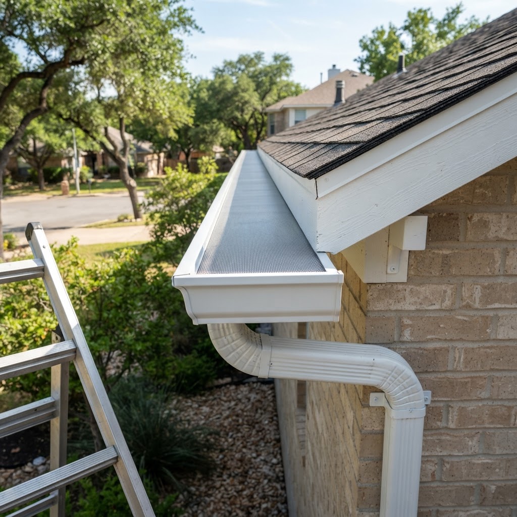 Gutter Guard Installation in Shady Hollow | gutters project in Shady Hollow