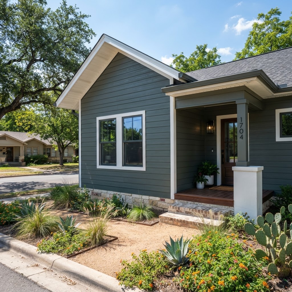 James Hardie Siding Installation in East Austin | siding project in East Austin