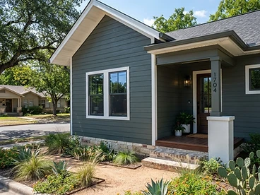 James Hardie Siding Installation in East Austin after