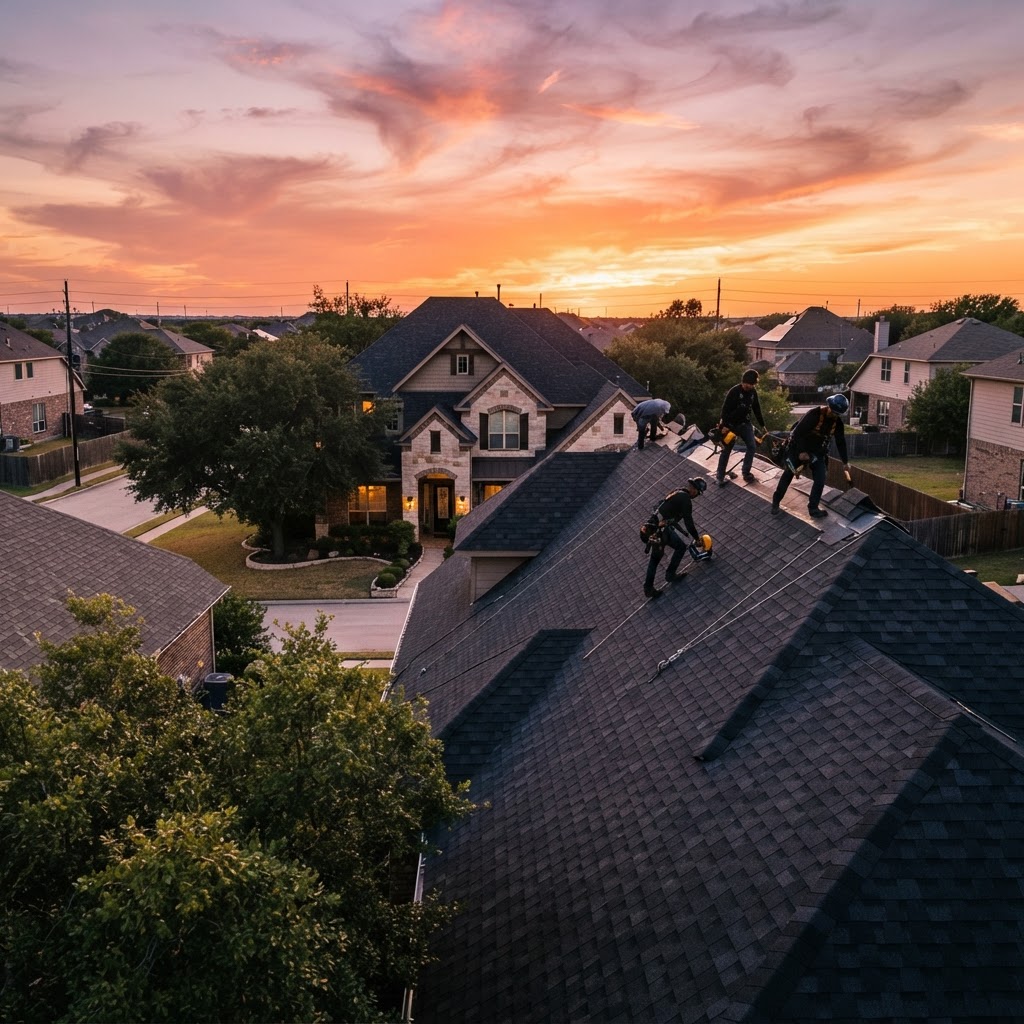 Class 4 Shingle Replacement After Hail in Cedar Park | roofing project in Cedar Park