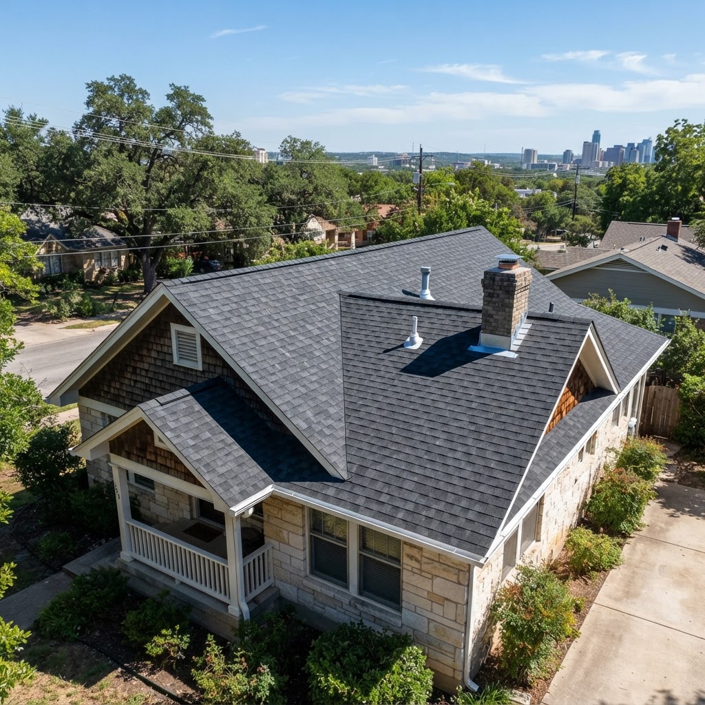 Architectural Shingle Roof Replacement in Bouldin Creek | roofing project in Bouldin Creek