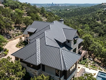 Standing-Seam Metal Roof in Northwest Hills after