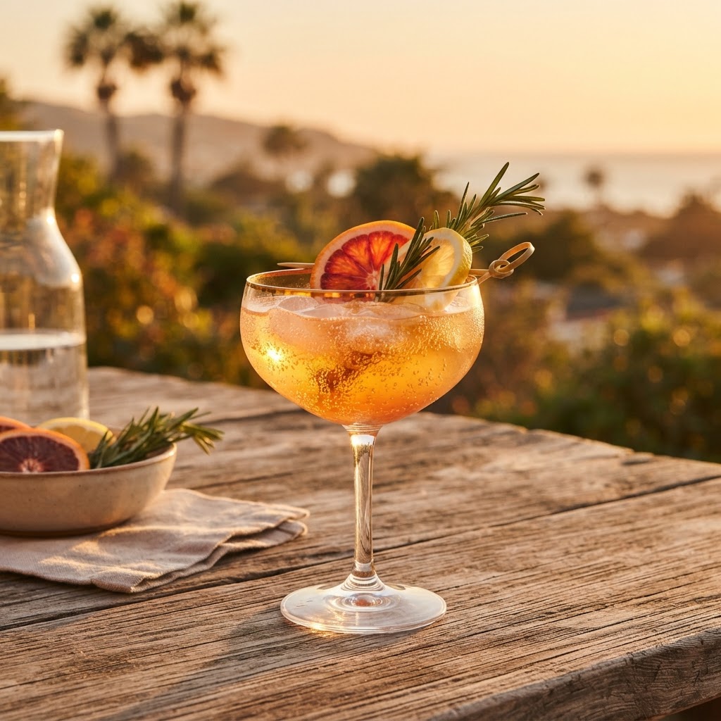 Golden Sunset Spritz