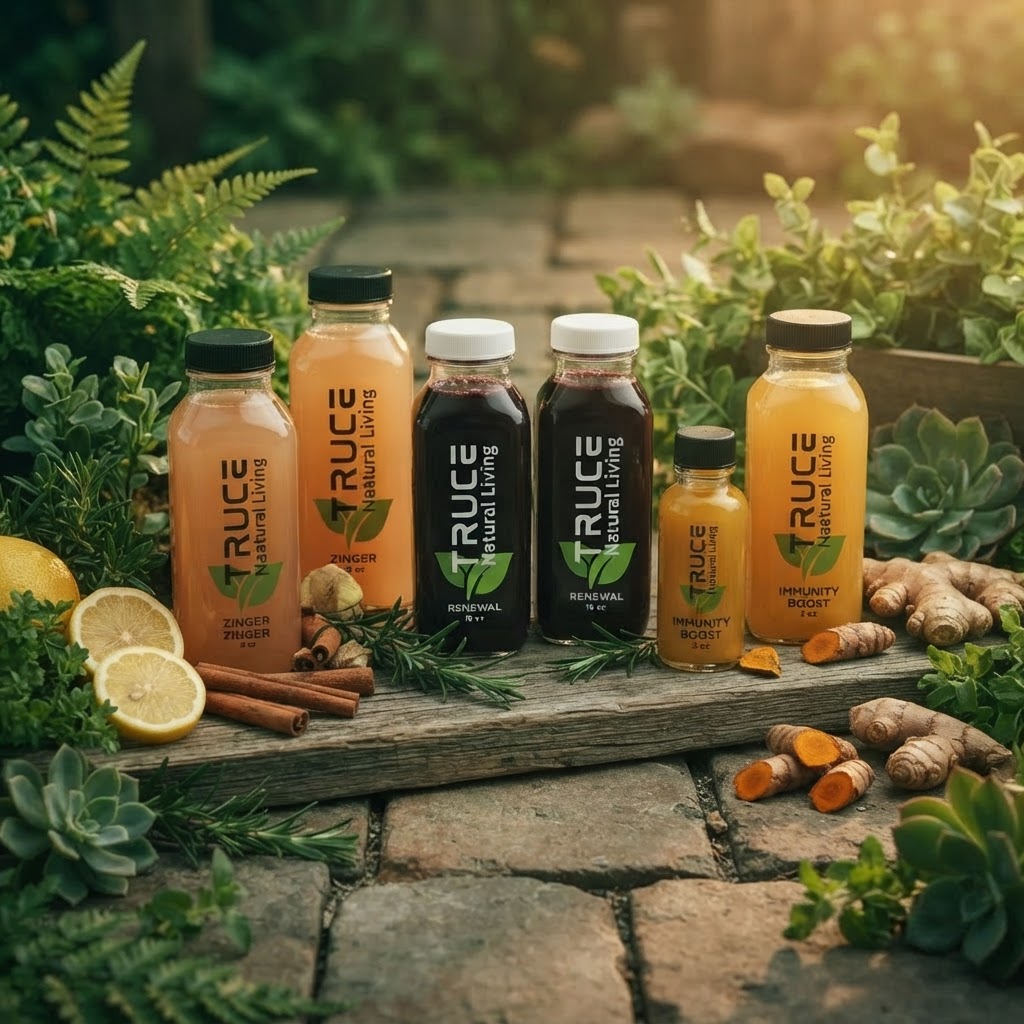 TRUCE Natural Living beverages