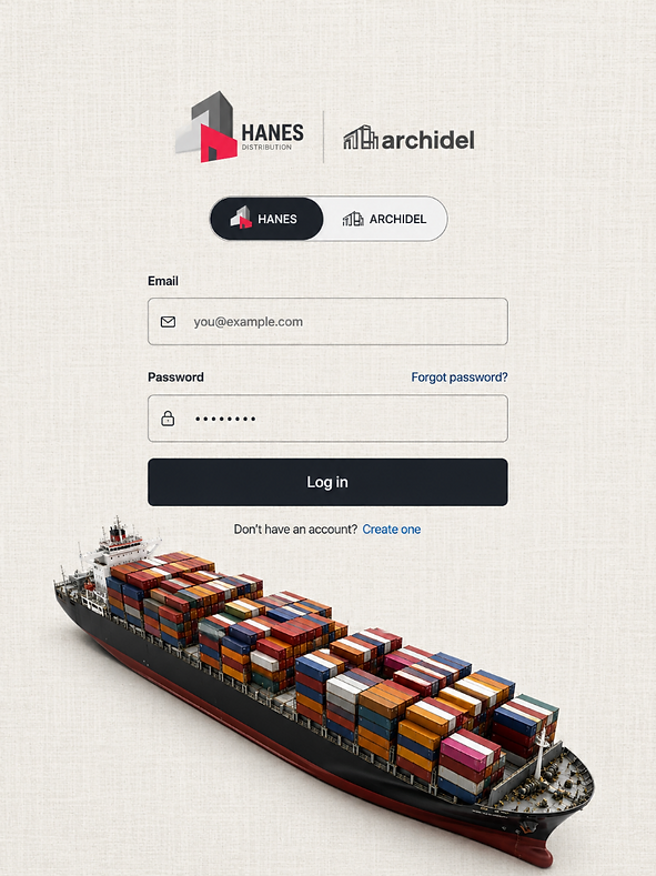 Hane cargo ship