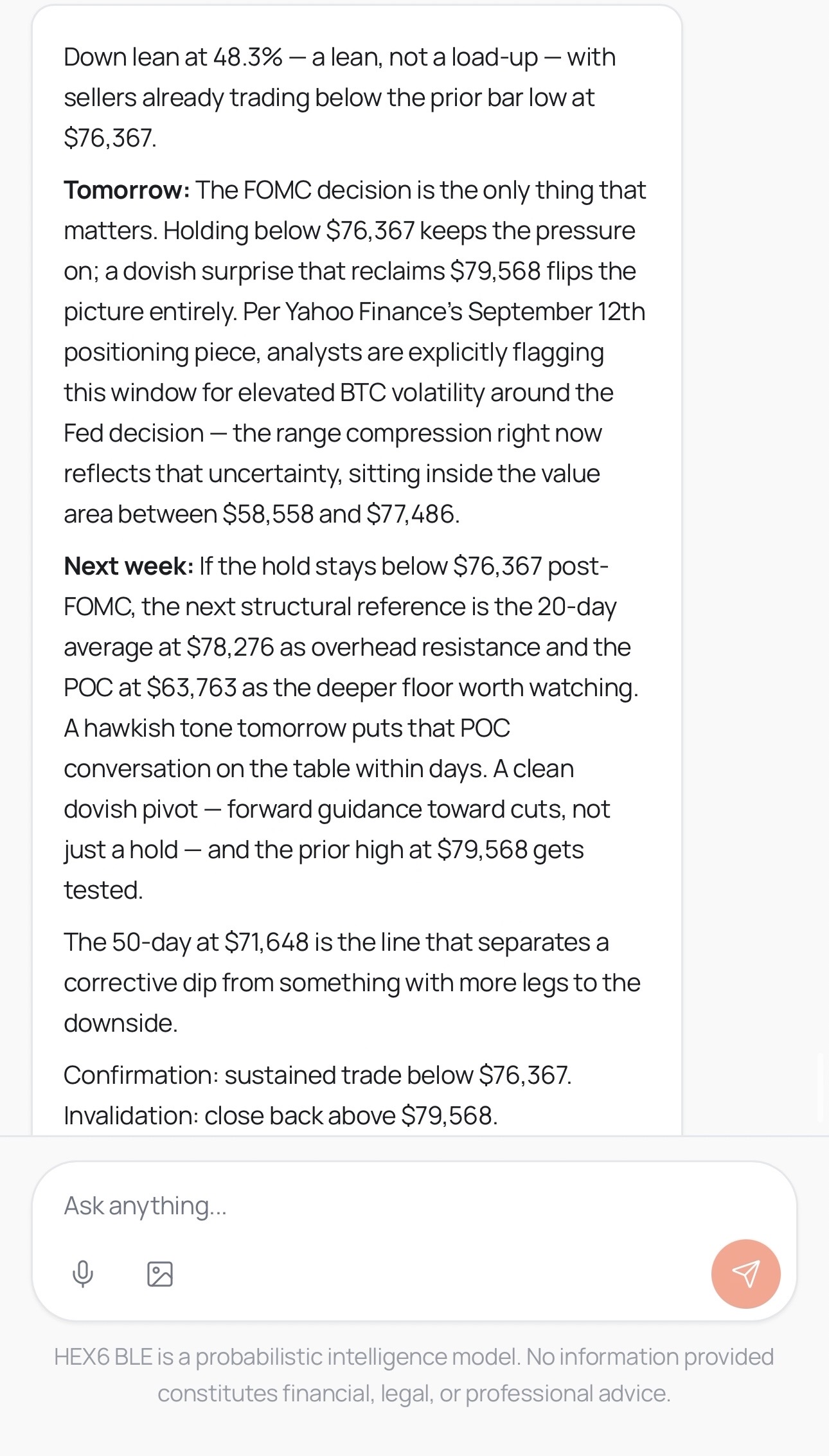 BTC price accuracy — answer
