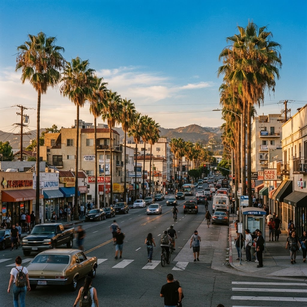 South El Monte, California, landmark and cityscape