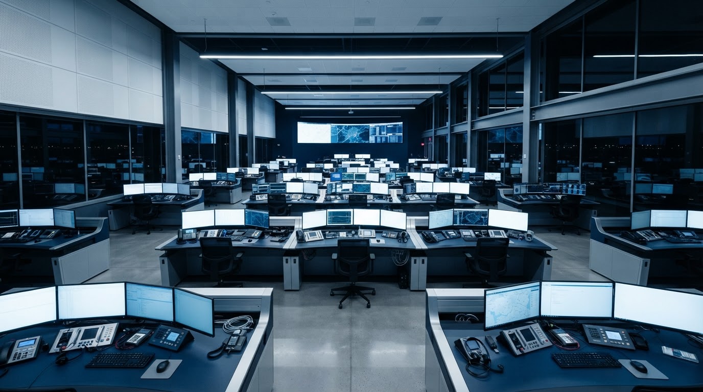 Organized emergency dispatch operations center