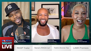 Monday Night Live with Carlos King. Triptych Scene with Agenda