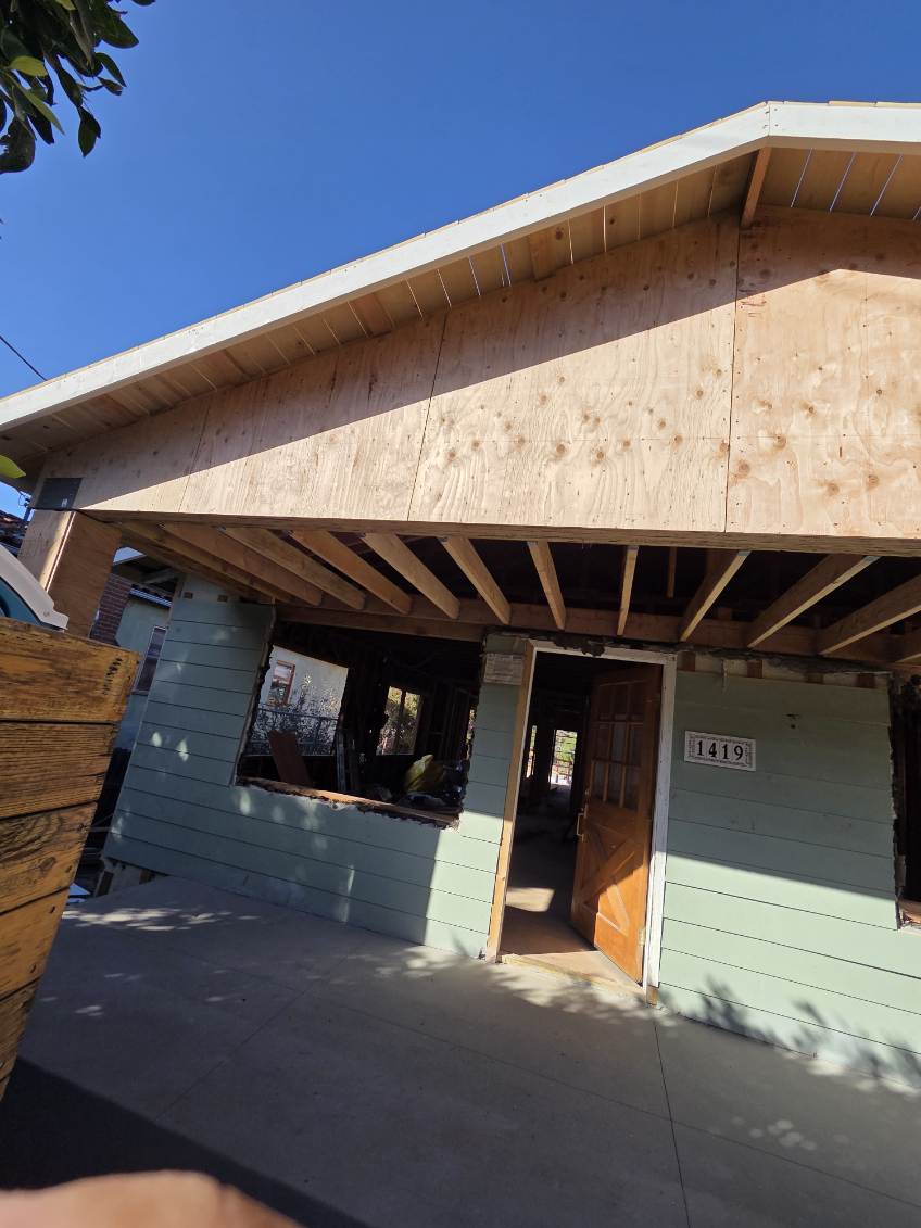 Front-Facing Renovation With Gabled Roof