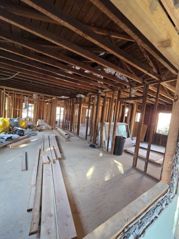 Interior Framing With Exposed Joists
