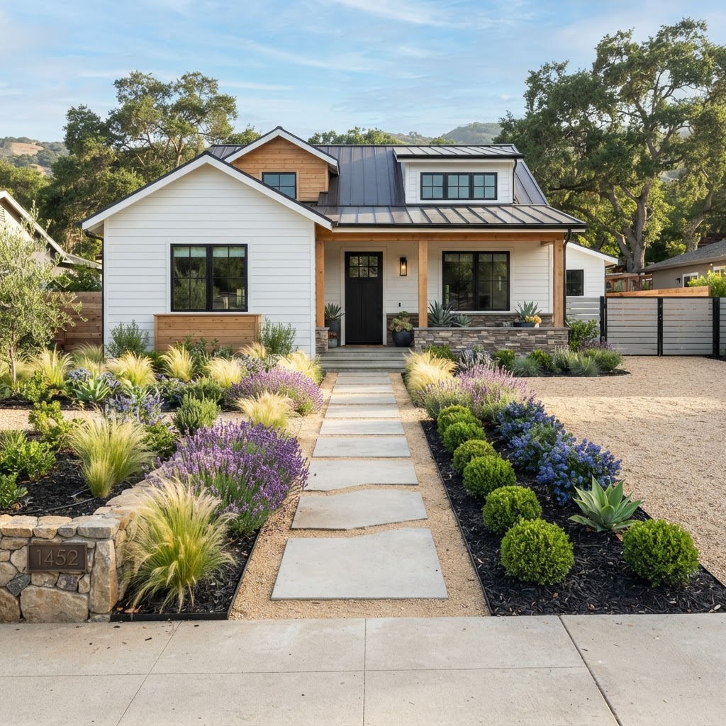 Thousand Oaks - Modern Farmhouse with Ornamental Grasses