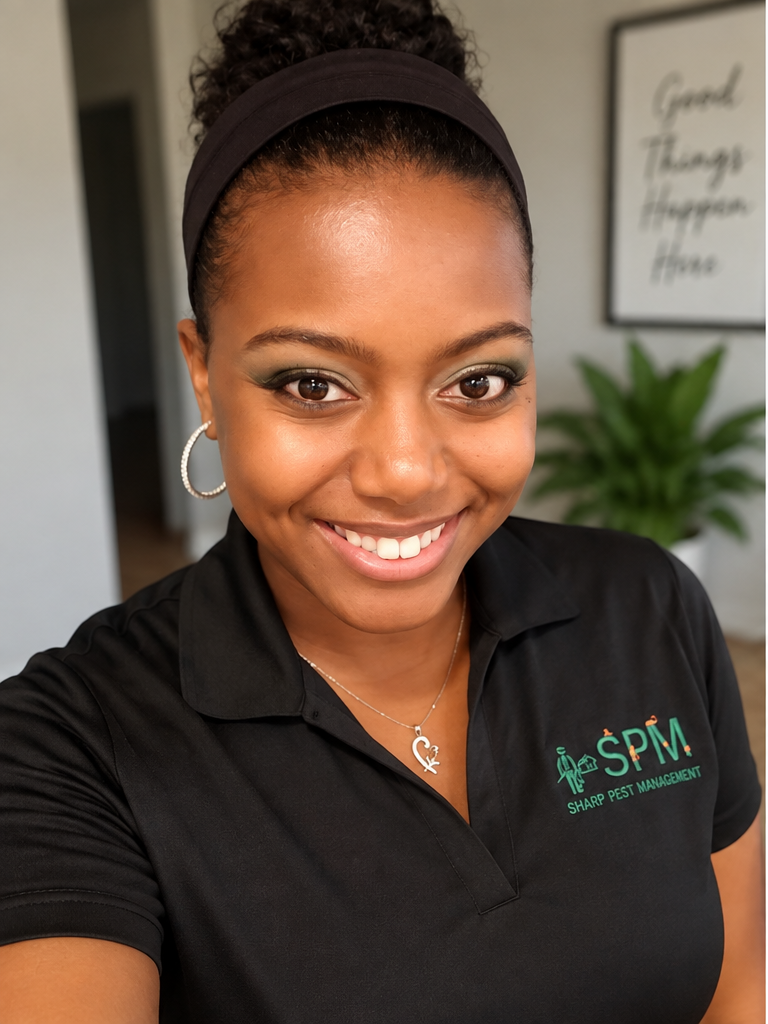 Tiffanie Sharp, co-owner of Sharp Pest Management