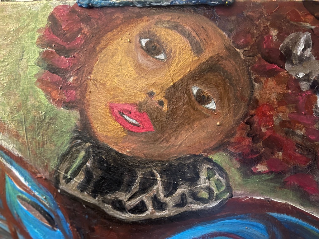 Pink Lips, Blue Frame