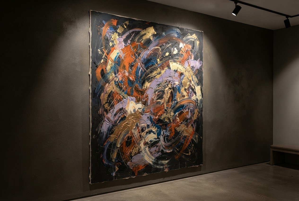 The Night I Painted 'Movement in Orange'
