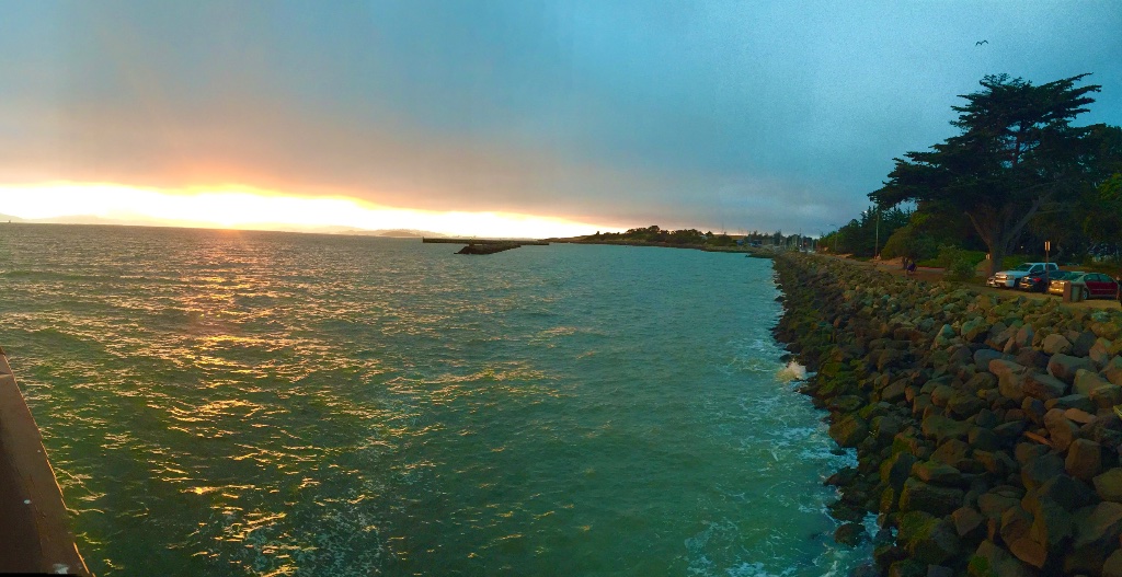 Breakwater Sunset