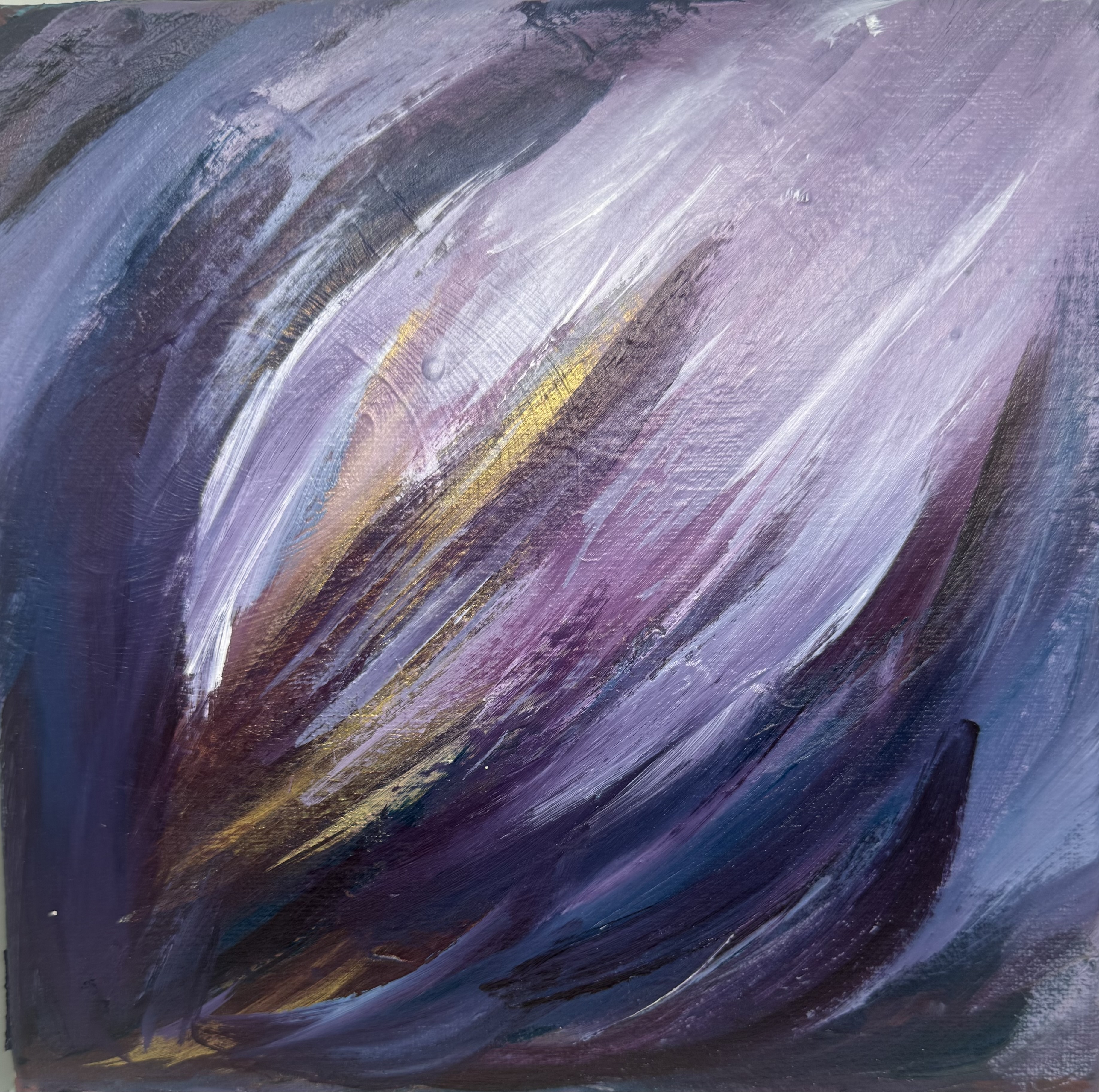 Untitled (Violet Abstract)