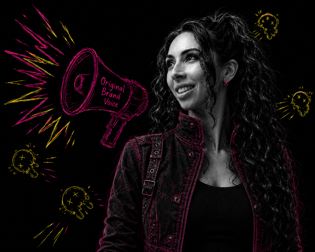The Original Voice — brand voice with megaphone
