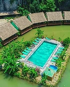 Vietnam landscape from above