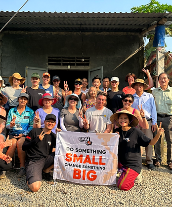 Way To Travel group volunteering on a community project