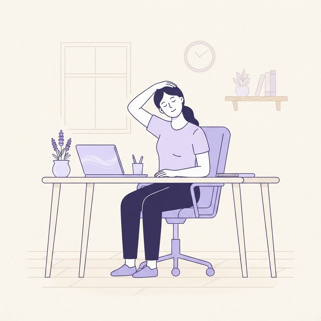 Estiramientos de Escritorio: Libera Tensión