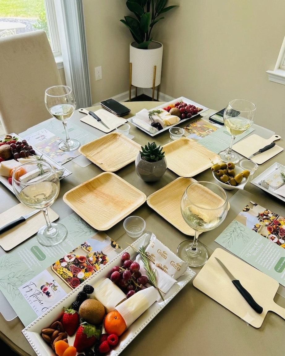 Hands-on charcuterie board building workshop