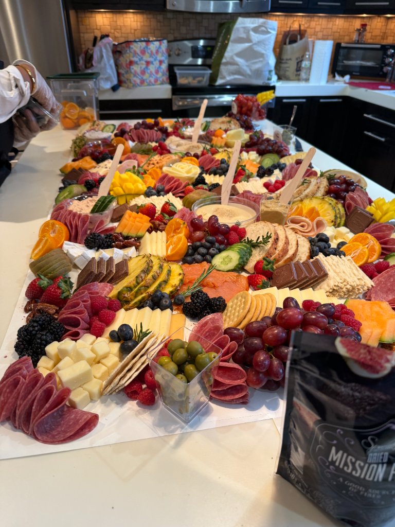 Fig Thyme & Olive charcuterie work