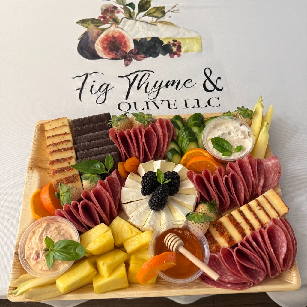 Fig Thyme & Olive charcuterie work