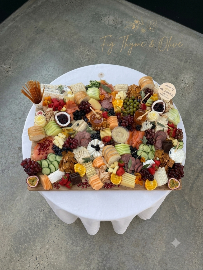 Fig Thyme & Olive charcuterie work